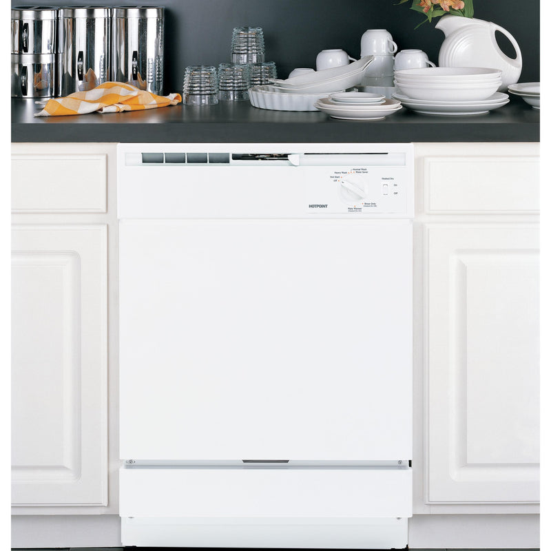 Hotpoint 24-inch Built-In Dishwasher HDA2100VWW IMAGE 5