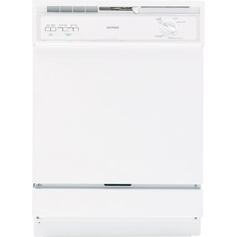 Hotpoint 24-inch Built-In Dishwasher HDA3600VWW IMAGE 1