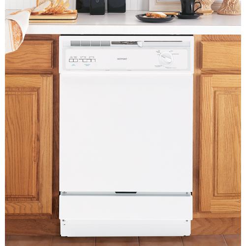 Hotpoint 24-inch Built-In Dishwasher HDA3600VWW IMAGE 3