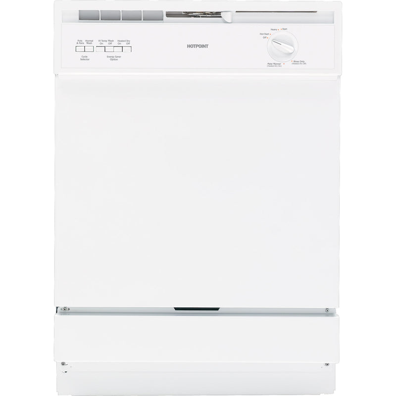 Hotpoint 24-inch Built-In Dishwasher HDA3600DWW IMAGE 1