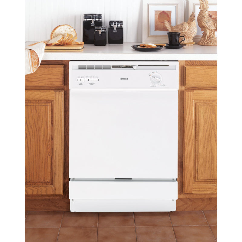 Hotpoint 24-inch Built-In Dishwasher HDA3600DWW IMAGE 2