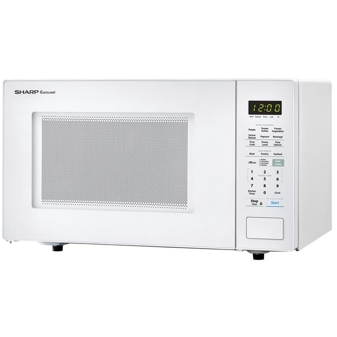 Sharp 21.3-inch, 1.4 cu.ft. Countertop Microwave Oven with Auto Defrost SMC1441CW IMAGE 2