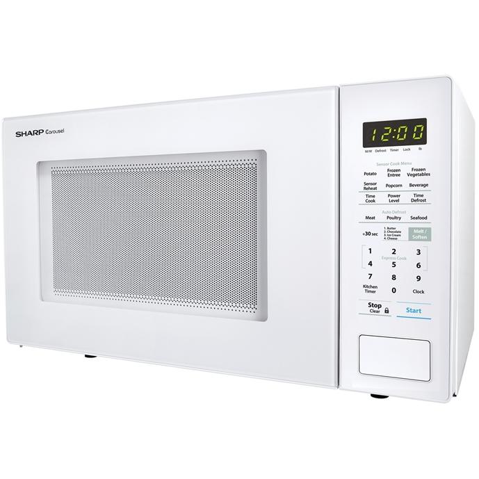 Sharp 21.3-inch, 1.4 cu.ft. Countertop Microwave Oven with Auto Defrost SMC1441CW IMAGE 5