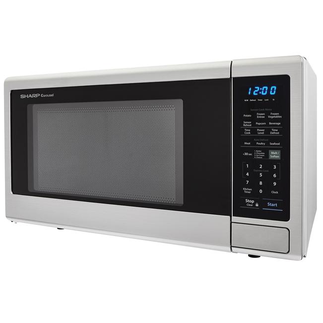 Sharp 23.2-inch, 1.8 cu.ft. Countertop Microwave Oven with Auto Defrost SMC1842CS IMAGE 5