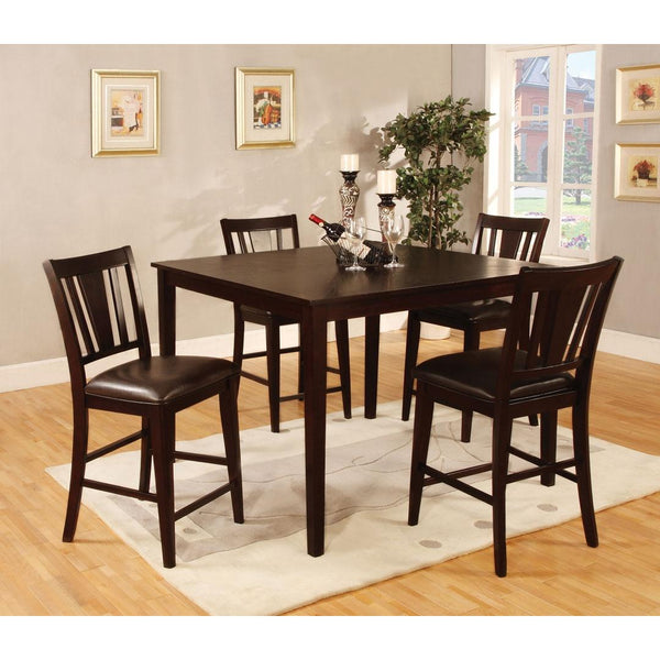 Furniture of America Bridgette II 5 pc Counter Height Dinette CM3325PT-5PK IMAGE 1