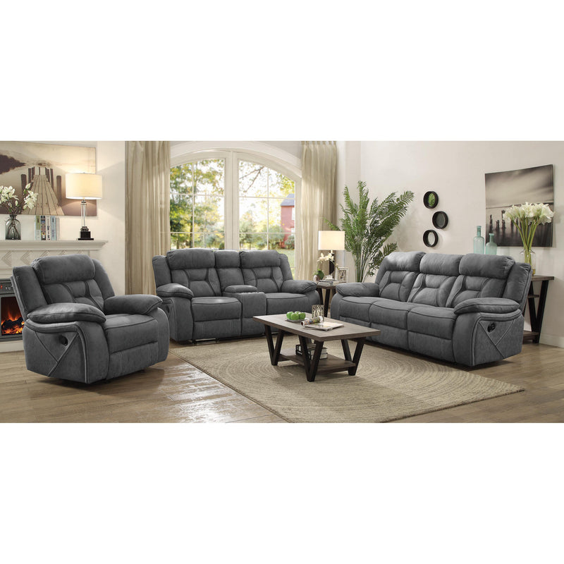 Coaster Furniture Higgins Reclining Leatherette Sofa 602261 IMAGE 7