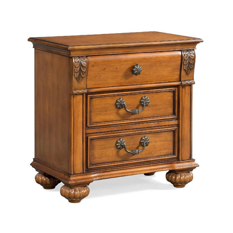 Elements International Barkley 3-Drawer Nightstand BQ600NS IMAGE 1