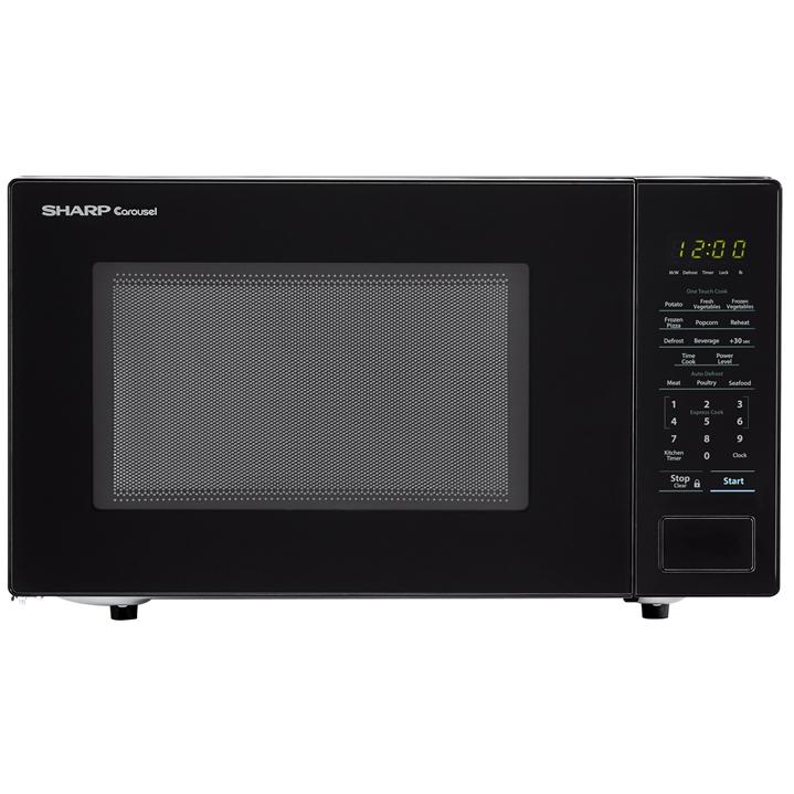 Sharp 20.3-inch, 1.1 cu.ft. Countertop Microwave Oven with Auto Defrost SMC1131CB IMAGE 1