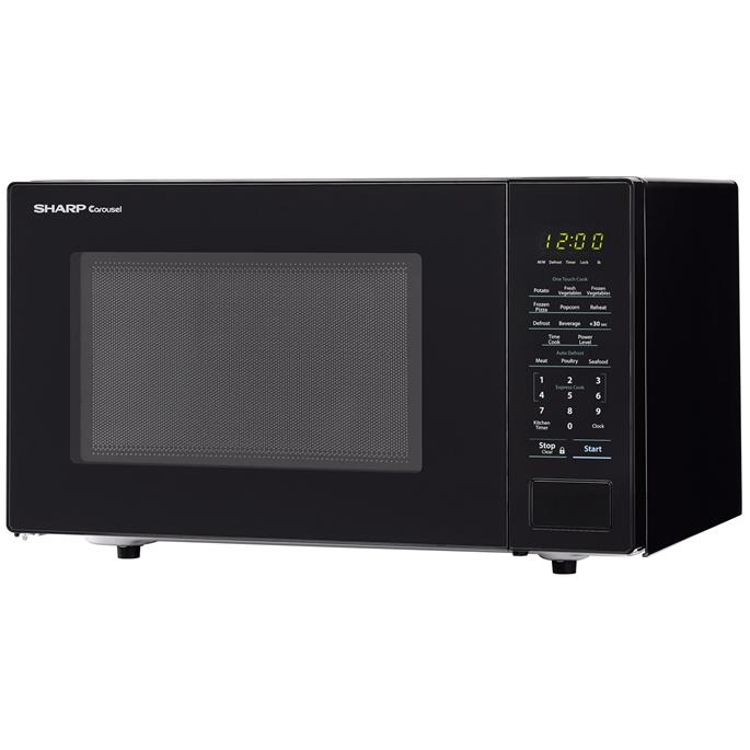 Sharp 20.3-inch, 1.1 cu.ft. Countertop Microwave Oven with Auto Defrost SMC1131CB IMAGE 3