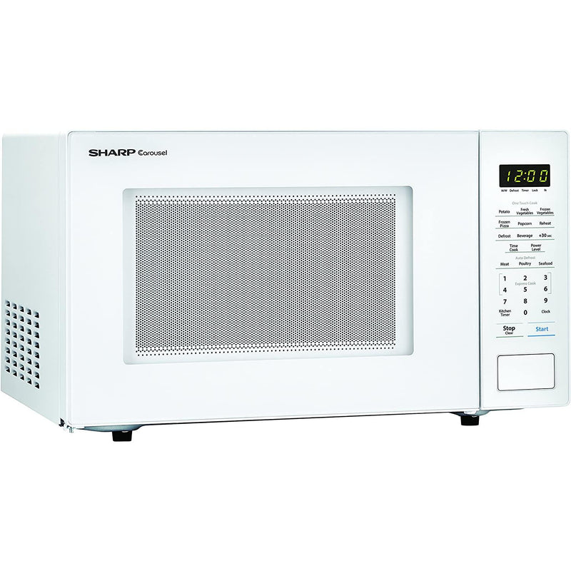 Sharp 20-inch, 1.1 cu.ft. Countertop Microwave Oven with Auto Defrost ZSMC1131CW IMAGE 4