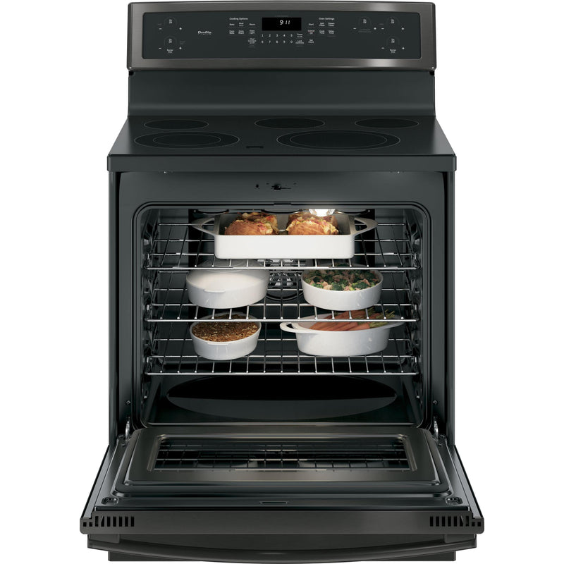 GE Profile 30-inch Freestanding Electric Range with Convection Technology PB911BJTS IMAGE 14