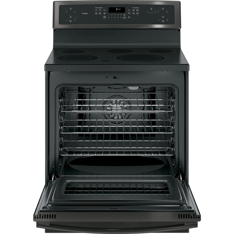 GE Profile 30-inch Freestanding Electric Range with Convection Technology PB911BJTS IMAGE 2