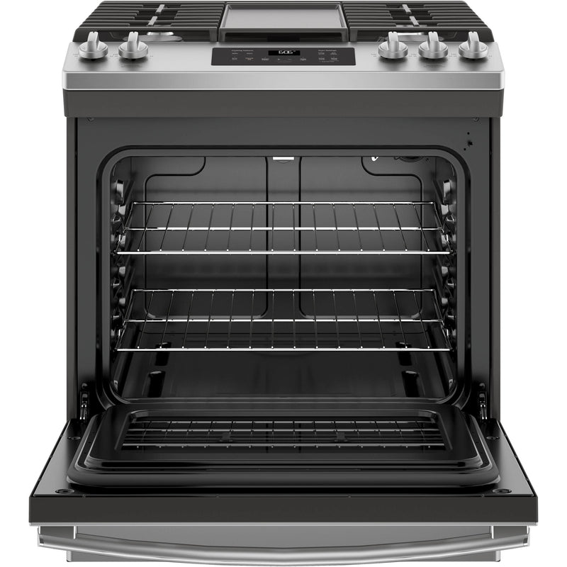 GE 30-inch Slide-In Gas Range JGSS66SELSS IMAGE 3