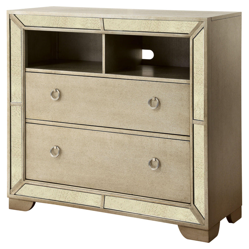 Furniture of America Loraine 2-Drawer Media Chest CM7195TV IMAGE 1