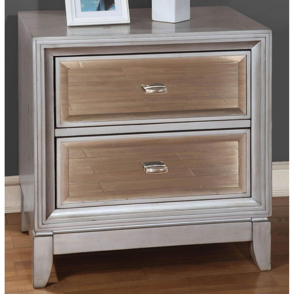 Furniture of America Golva 2-Drawer Nightstand CM7295SV-N IMAGE 1