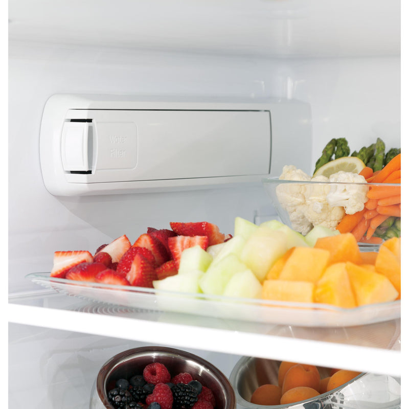 GE 36-inch, 27.8 cu.ft. Freestanding French 3-Door Refrigerator with Ice and Water Dispensing System GFE28GBLTS IMAGE 5