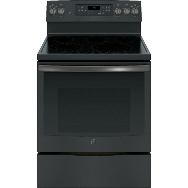 GE 30-inch Freestanding Electric Range with Convection Oven JB750FJDS IMAGE 1