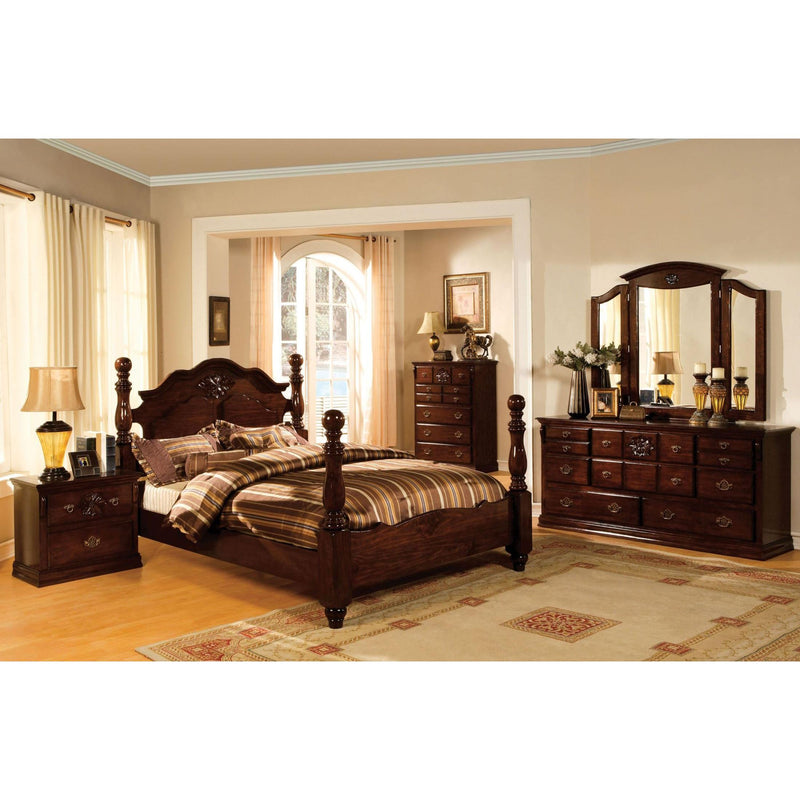 Furniture of America Tuscan II King Poster Bed CM7571EK-BED IMAGE 3