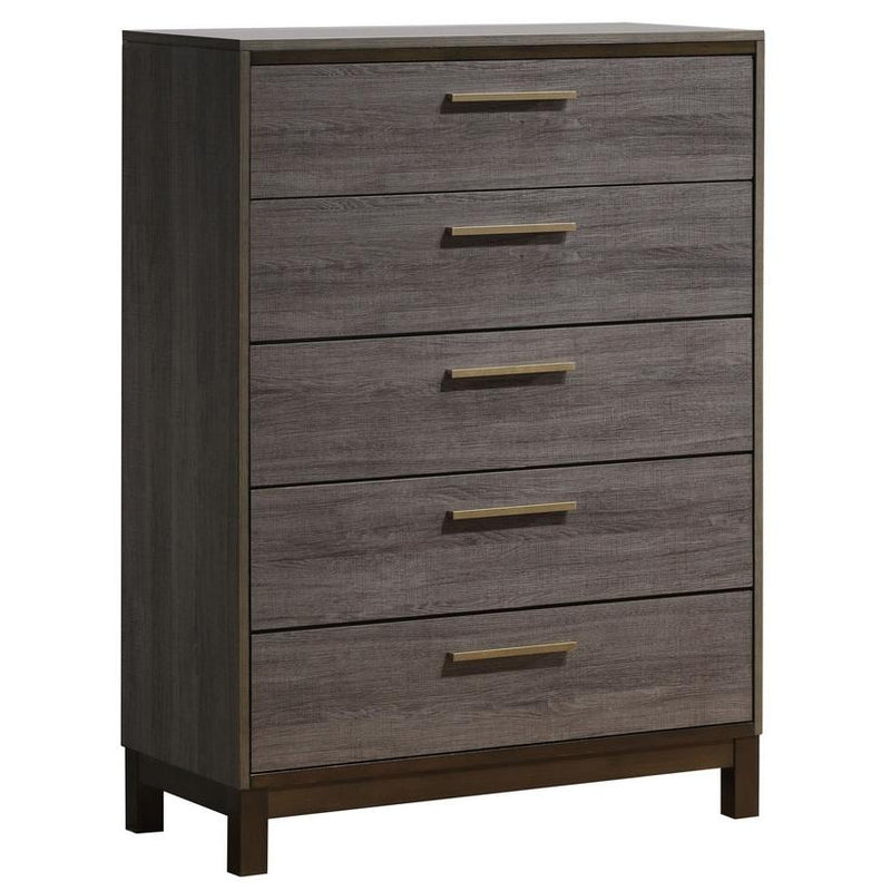 Furniture of America Manvel CM7867C 5-Drawer Chest CM7867C IMAGE 1