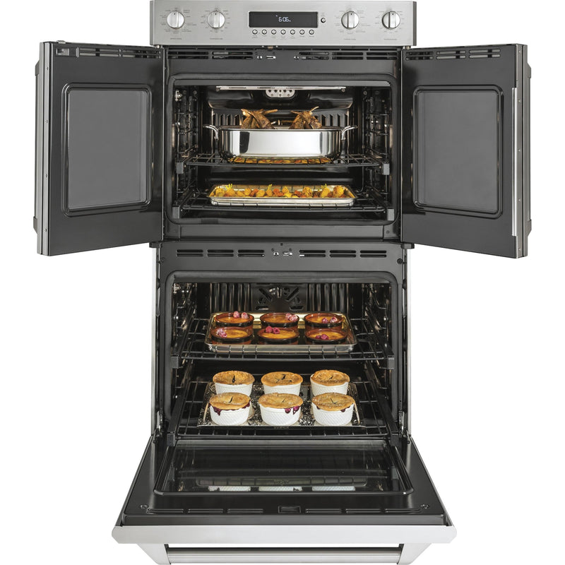 Monogram 30-inch, 10 cu. ft. Built-In Double Wall Oven with Convection ZET2FLSS IMAGE 3