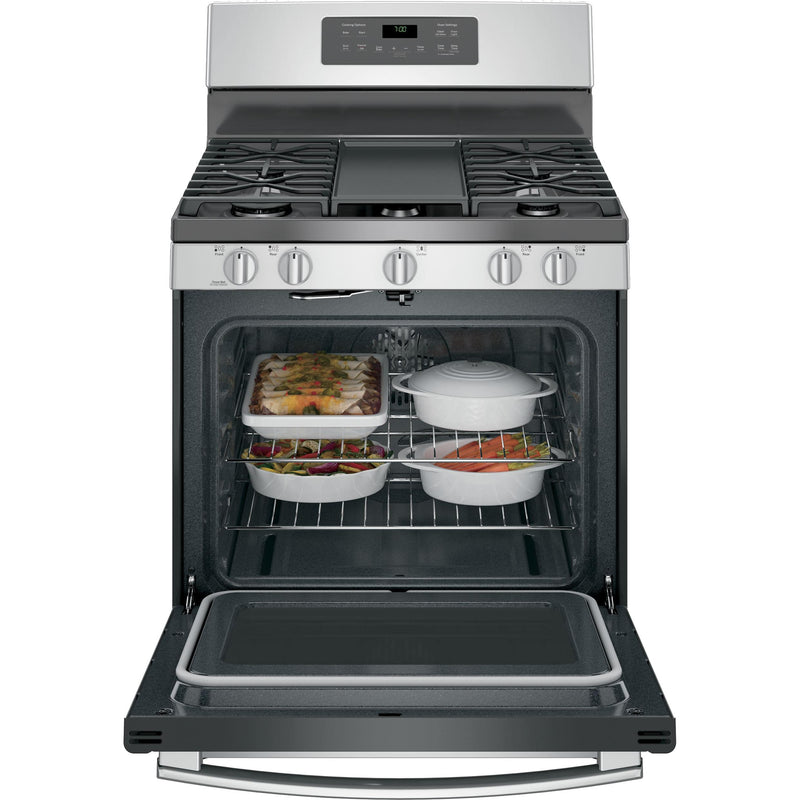 GE 30-inch Freestanding Gas Range with Convection JGB700SEJSS IMAGE 11