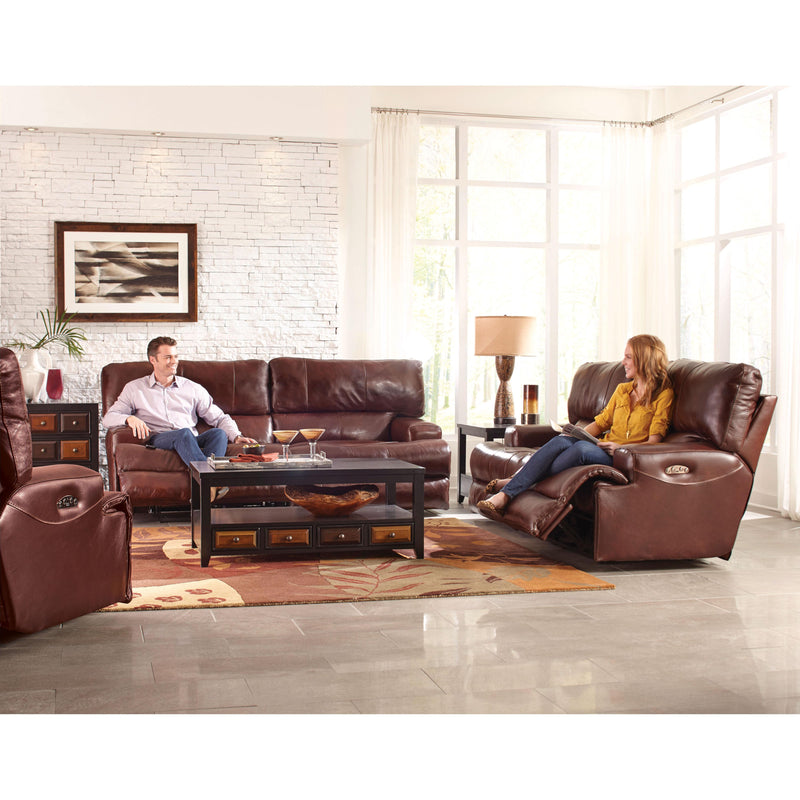 Catnapper Wembley Power Reclining Leather Sofa 764581 1283-19/3083-19 IMAGE 5