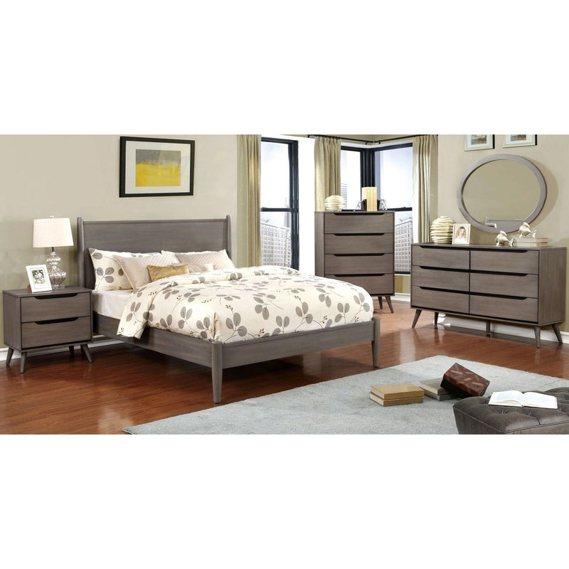 Furniture of America Lennart Queen Panel Bed CM7386GY-Q-BED IMAGE 3