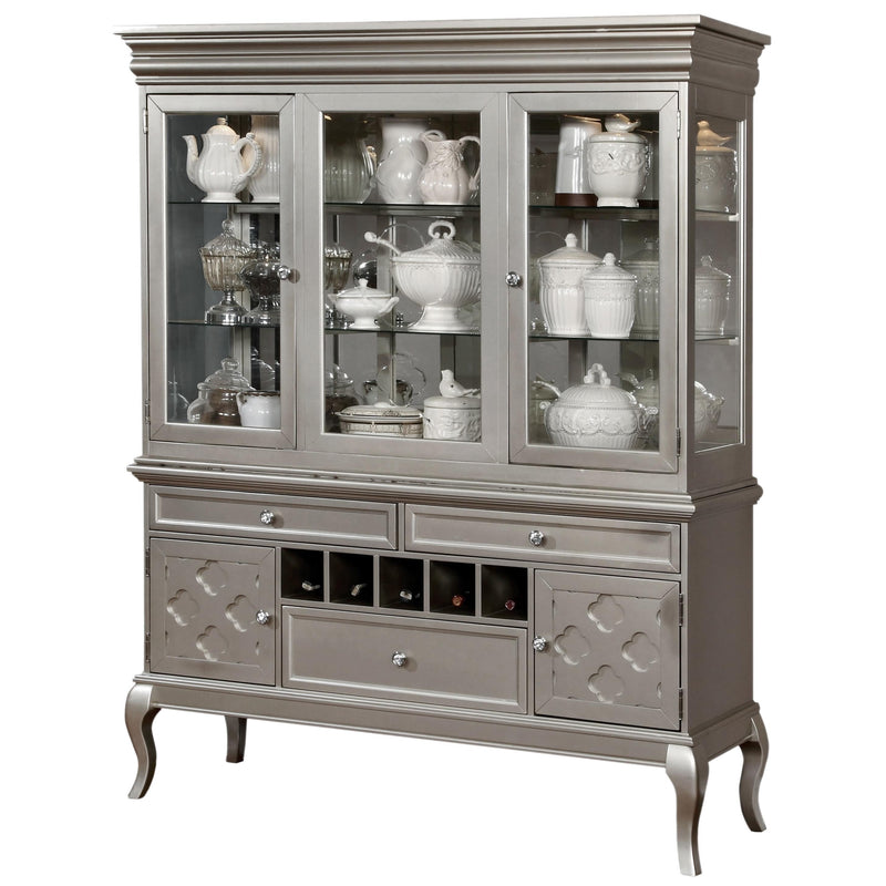 Furniture of America Amina 2 pc China Cabinet CM3219HB-SET IMAGE 1