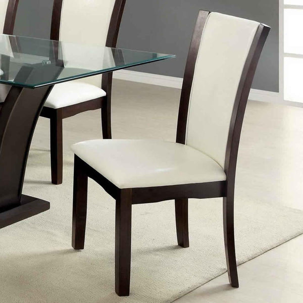 Furniture of America Manhattan I Dining Chair CM3710WH-SC-2PK IMAGE 1