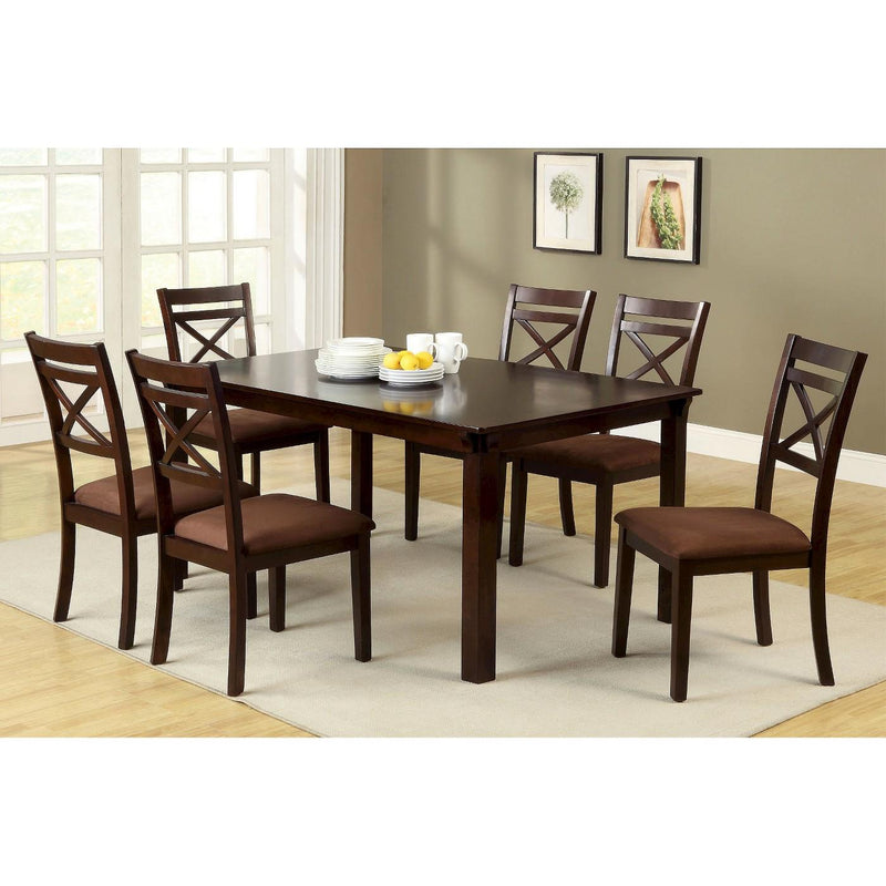 Furniture of America Weston II 7 pc Dinette CM3400T-7PK IMAGE 1