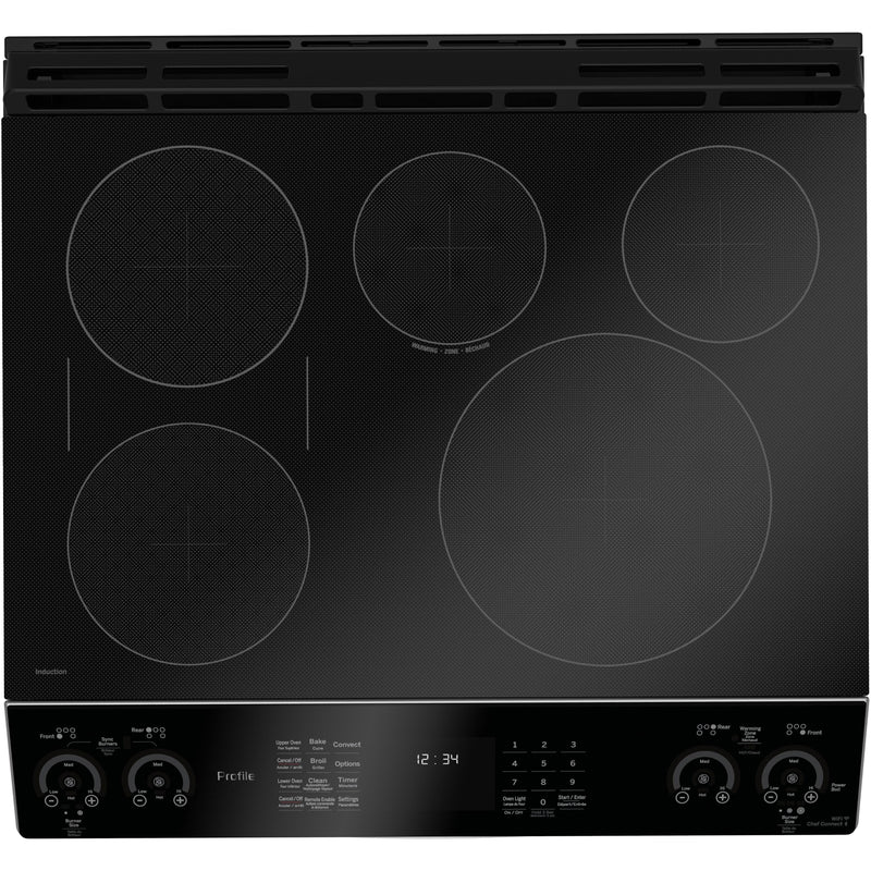 GE Profile 30-inch Slide-In Induction Range PCHS920SMSS IMAGE 4