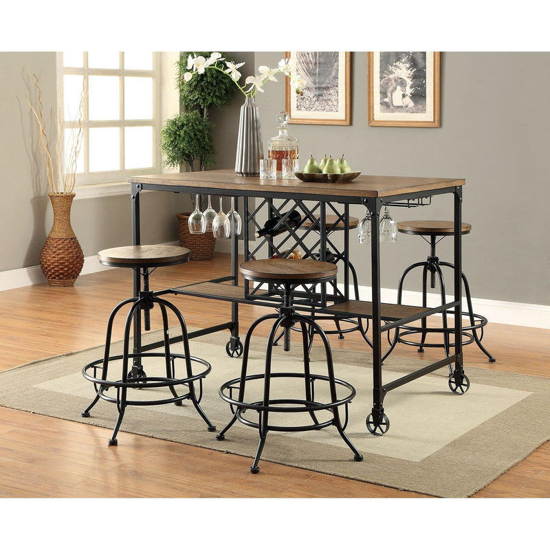 Furniture of America Silvia I Pub Height Stool CM3803PC-2PK IMAGE 5