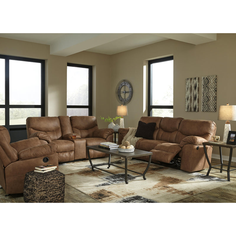 Signature Design by Ashley Boxberg Reclining Leather Look Sofa 3380288 IMAGE 13