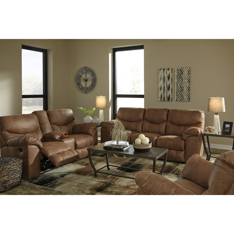 Signature Design by Ashley Boxberg Reclining Leather Look Loveseat 3380294 IMAGE 7