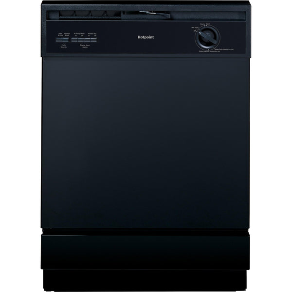 Hotpoint 24-inch Built-In Dishwasher HDA3600KBB IMAGE 1