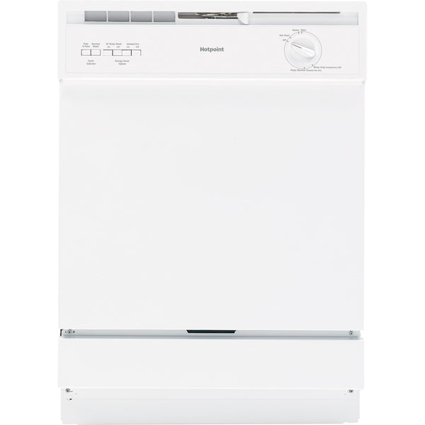 Hotpoint 24-inch Built-In Dishwasher HDA3600KWW IMAGE 1