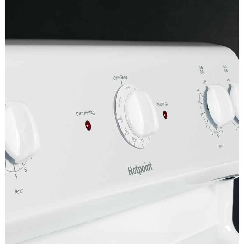 Hotpoint 30-inch Freestanding Electric Range RBS160DMWW IMAGE 7