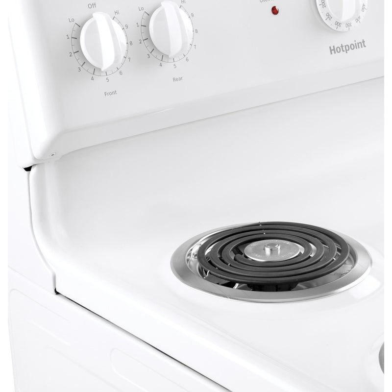 Hotpoint 30-inch Freestanding Electric Range RBS160DMWW IMAGE 8