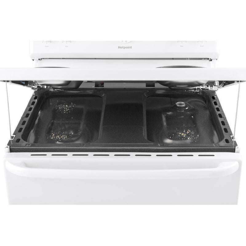 Hotpoint 30-inch Freestanding Electric Range RBS160DMWW IMAGE 9