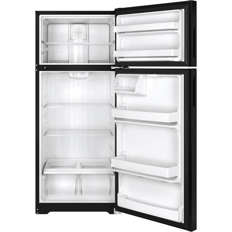 Hotpoint 28-inch, 17.6 cu. ft. Top Freezer Refrigerator HPS18BTHBB-B IMAGE 3