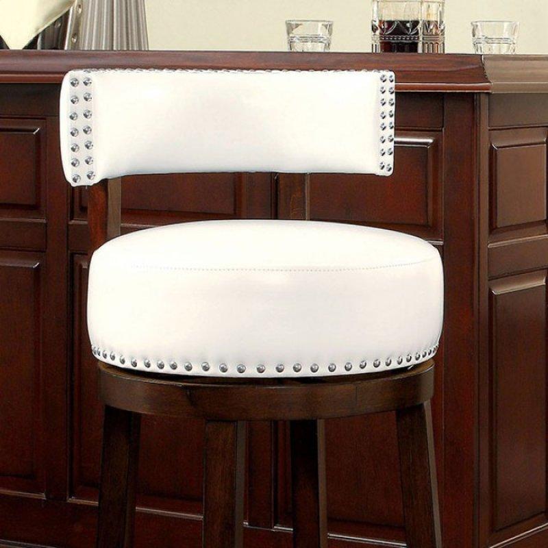 Furniture of America Shirley Pub Height Stool CM-BR6251WH-24-2PK IMAGE 2