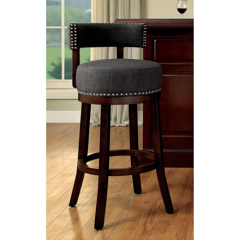 Furniture of America Linsey Pub Height Stool CM-BR6252GY-29-2PK IMAGE 2