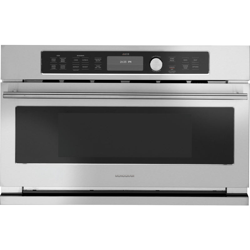 Monogram 30-inch, 1.6 cu. ft. Built-In Wall Speed Oven with Convection ZSC2201JSS IMAGE 1