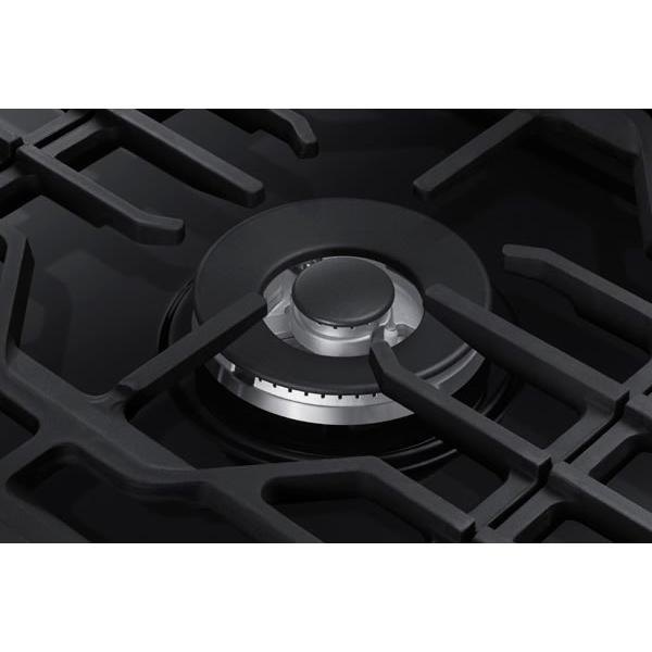 Samsung 36-inch Built-in Gas Cooktop with Wi-Fi Connectivity NA36N6555TG/AA IMAGE 2