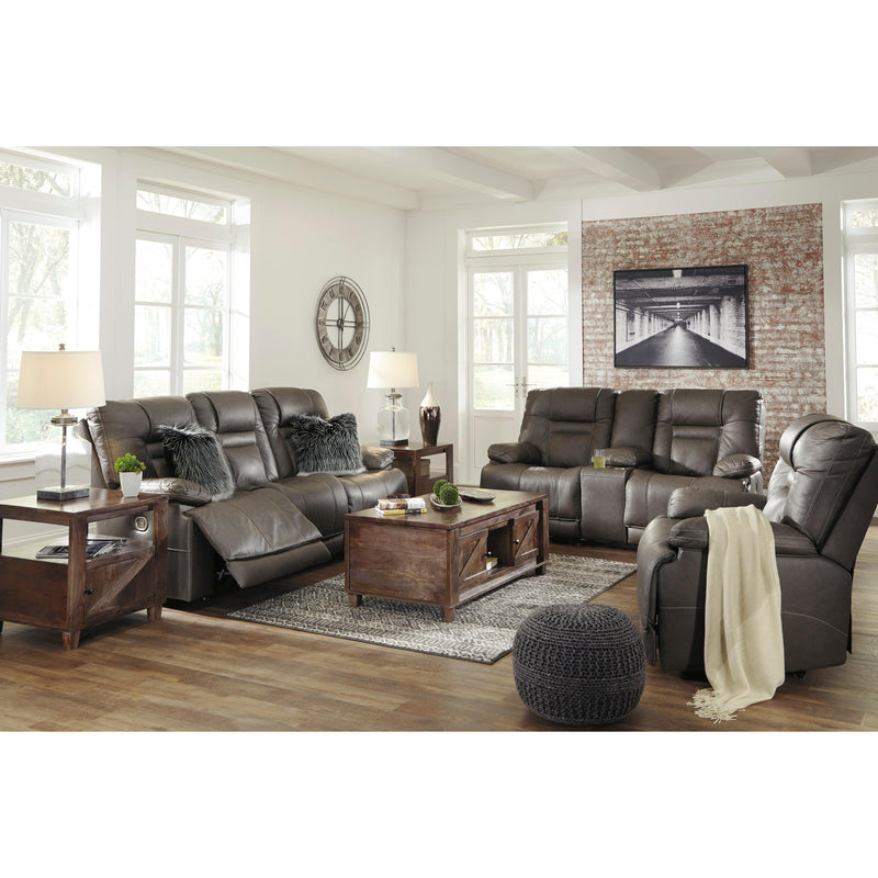 Signature Design by Ashley Wurstrow Power Reclining Leather Match Sofa U5460215 IMAGE 14