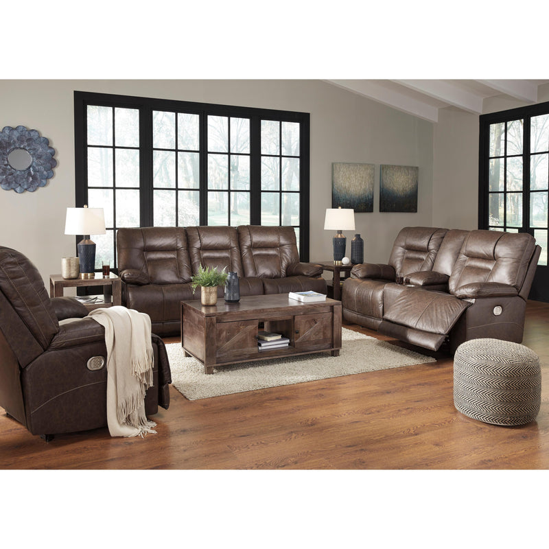 Signature Design by Ashley Wurstrow Power Reclining Leather Match Loveseat U5460318 IMAGE 14