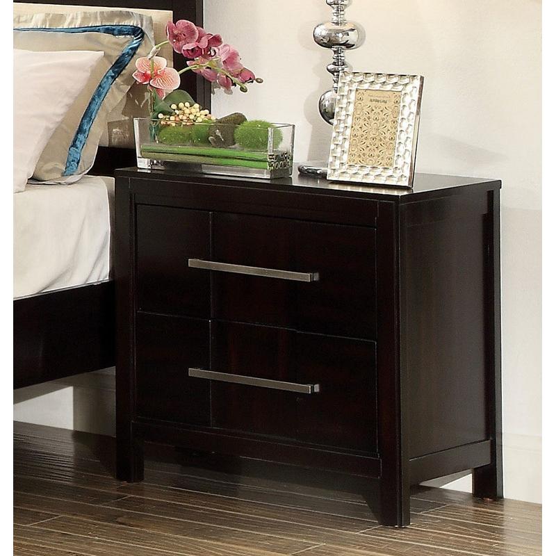 Furniture of America Berenice 2-Drawer Nightstand CM7580EX-N IMAGE 2