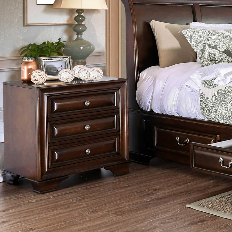 Furniture of America Brandt 3-Drawer Nightstand CM7302CH-N IMAGE 3