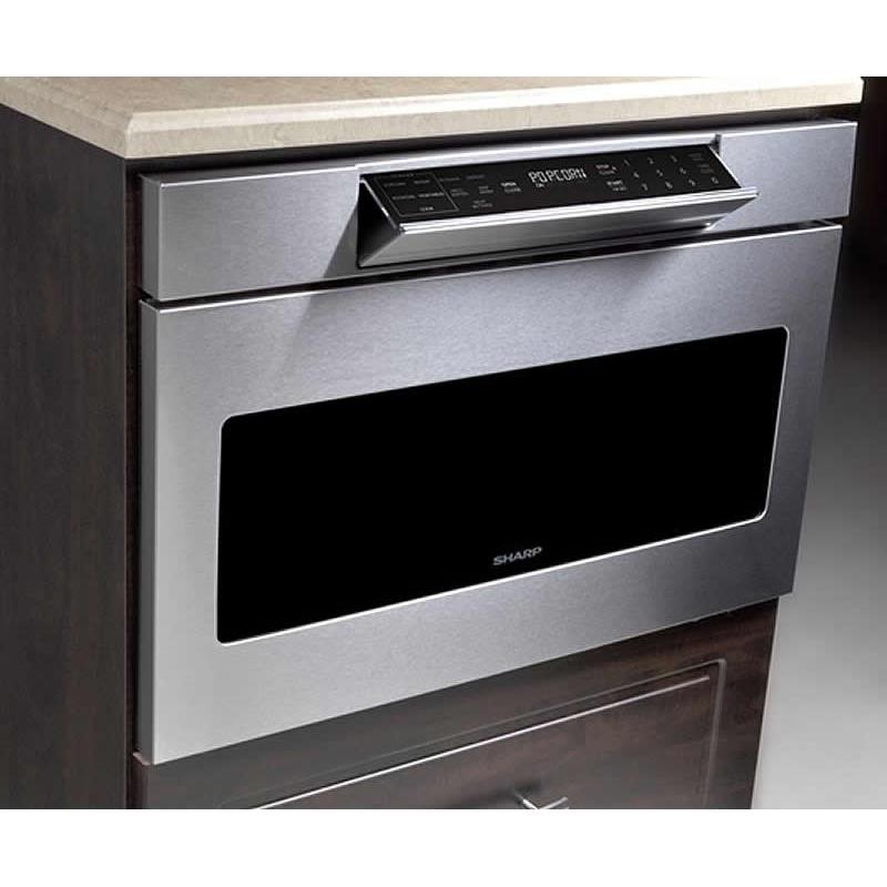 Sharp 24-inch, 1.2 cu. ft. Built-In Drawer Microwave SMD2477ASCSP IMAGE 1