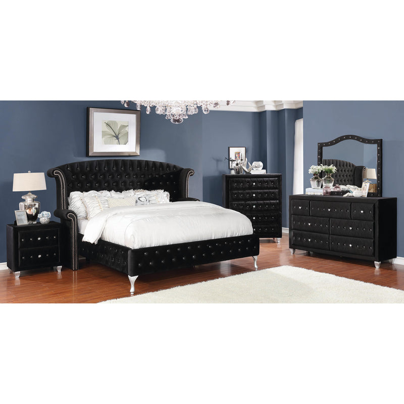 Coaster Furniture Deanna California King Upholstered Platform Bed 206101KW IMAGE 3